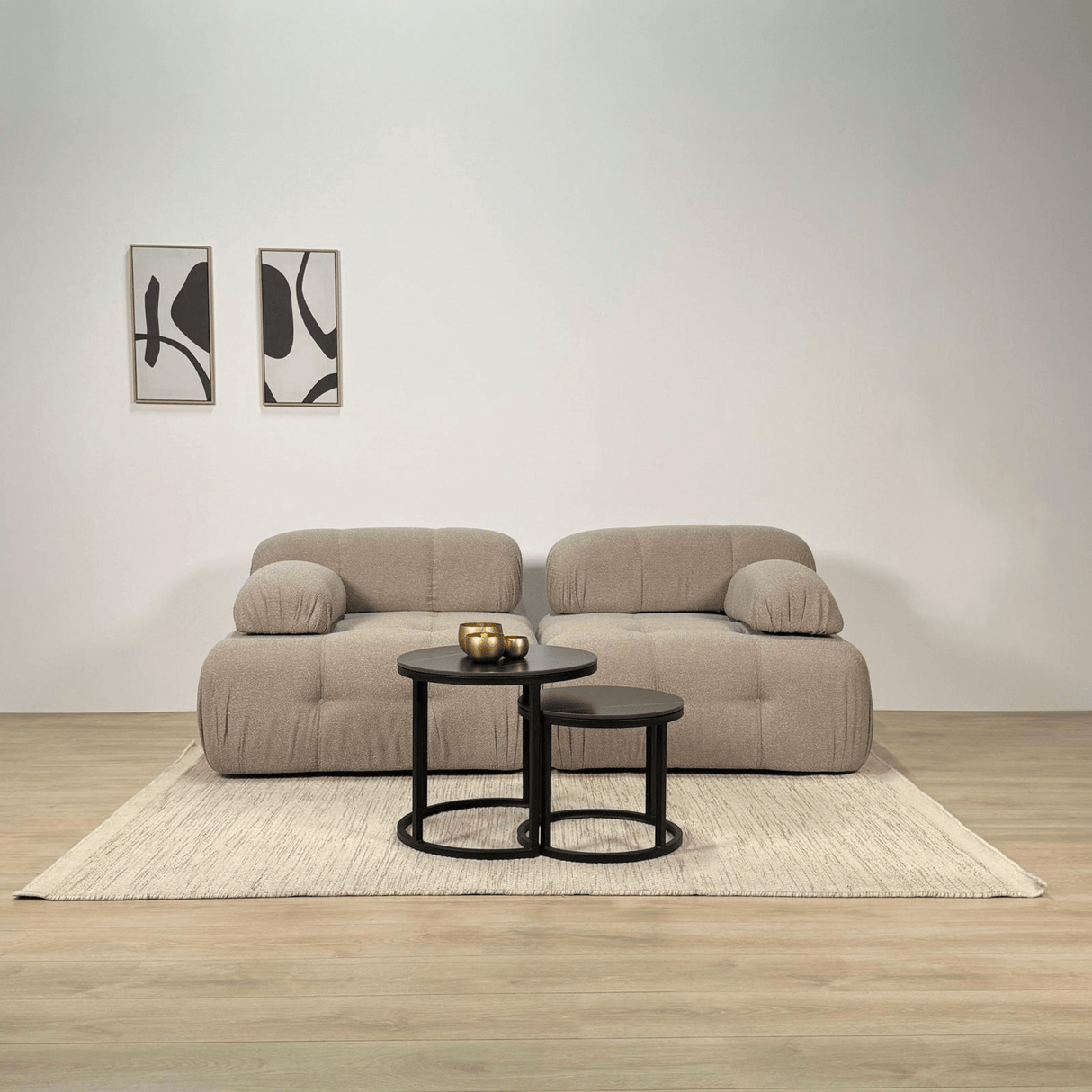 Modular Bank 2-seater Doblo Beige