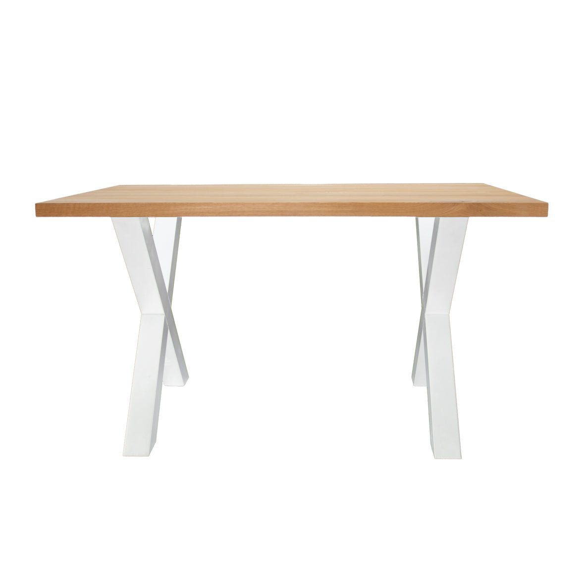 Dining Table Rover Oak X-leg White
