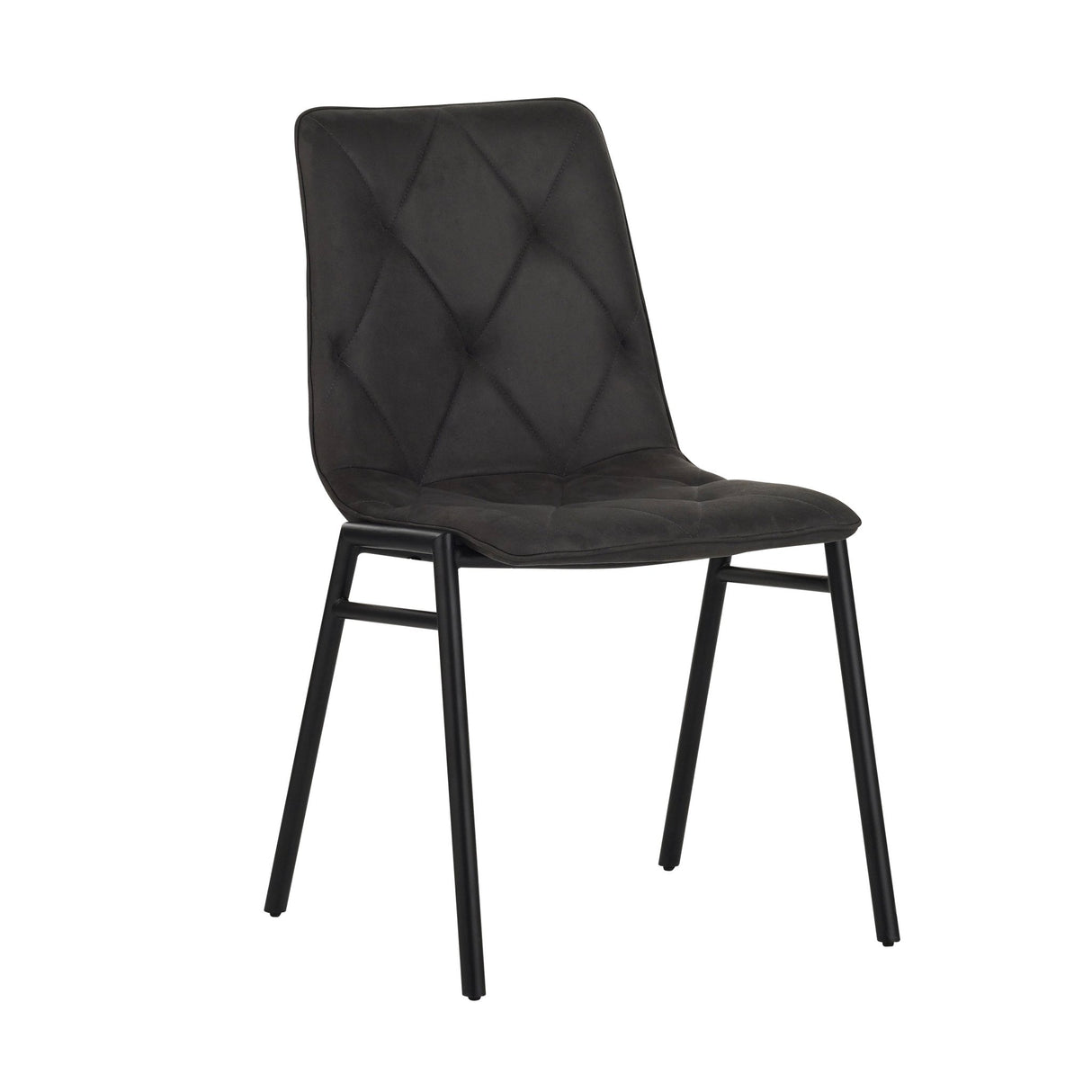Dining Chair Noan Microfiber Anthracite - Without Armrests