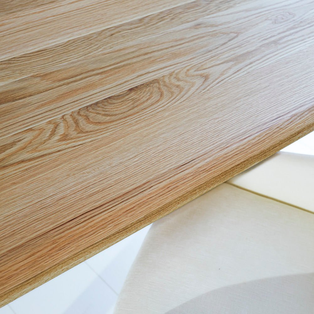 Dining Table Milas Oak X-leg Black