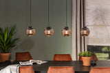 Viola 4-Light Pendant Lamp Glass Brown