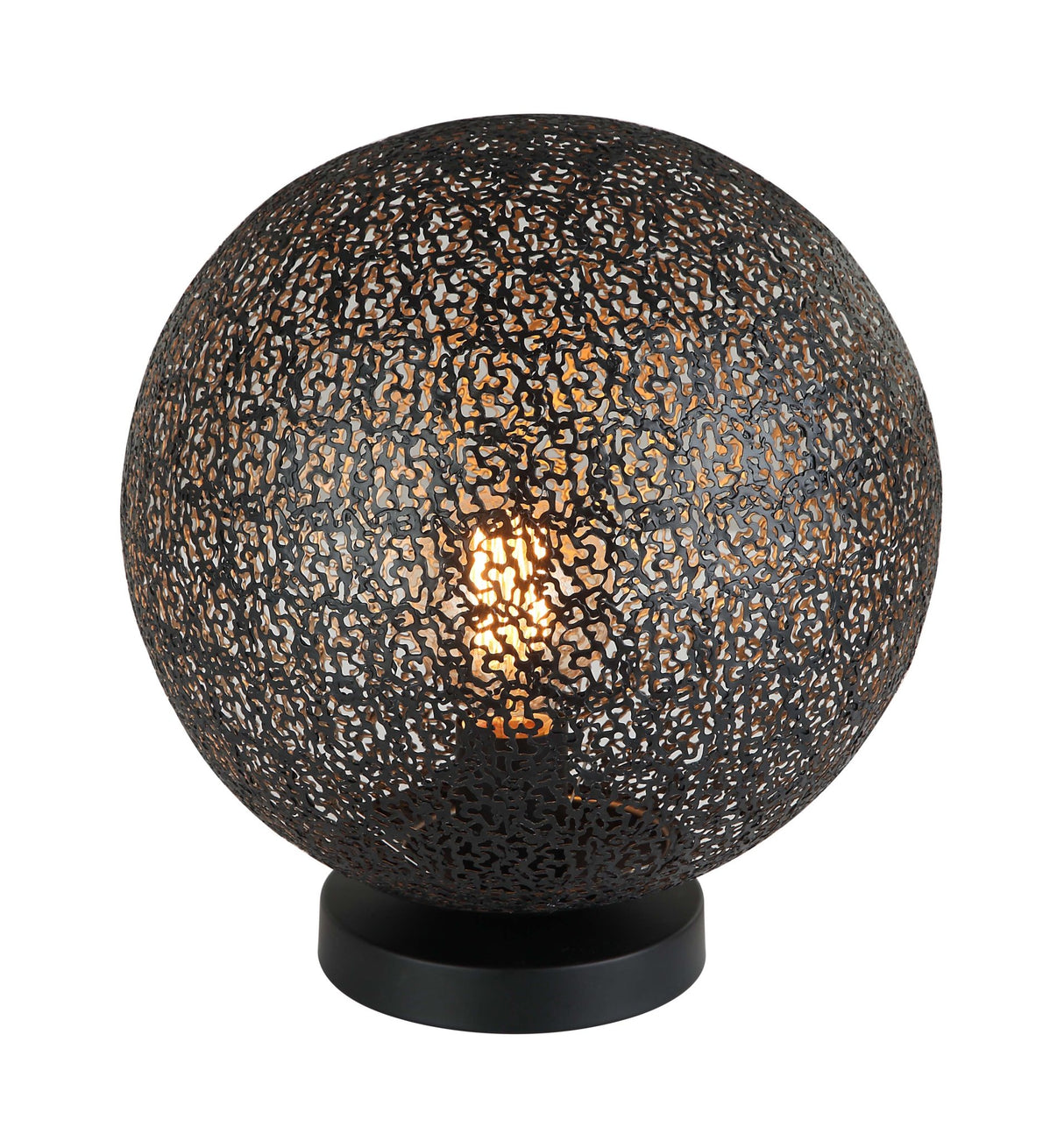 Sifra Round Table Lamp Metal Black