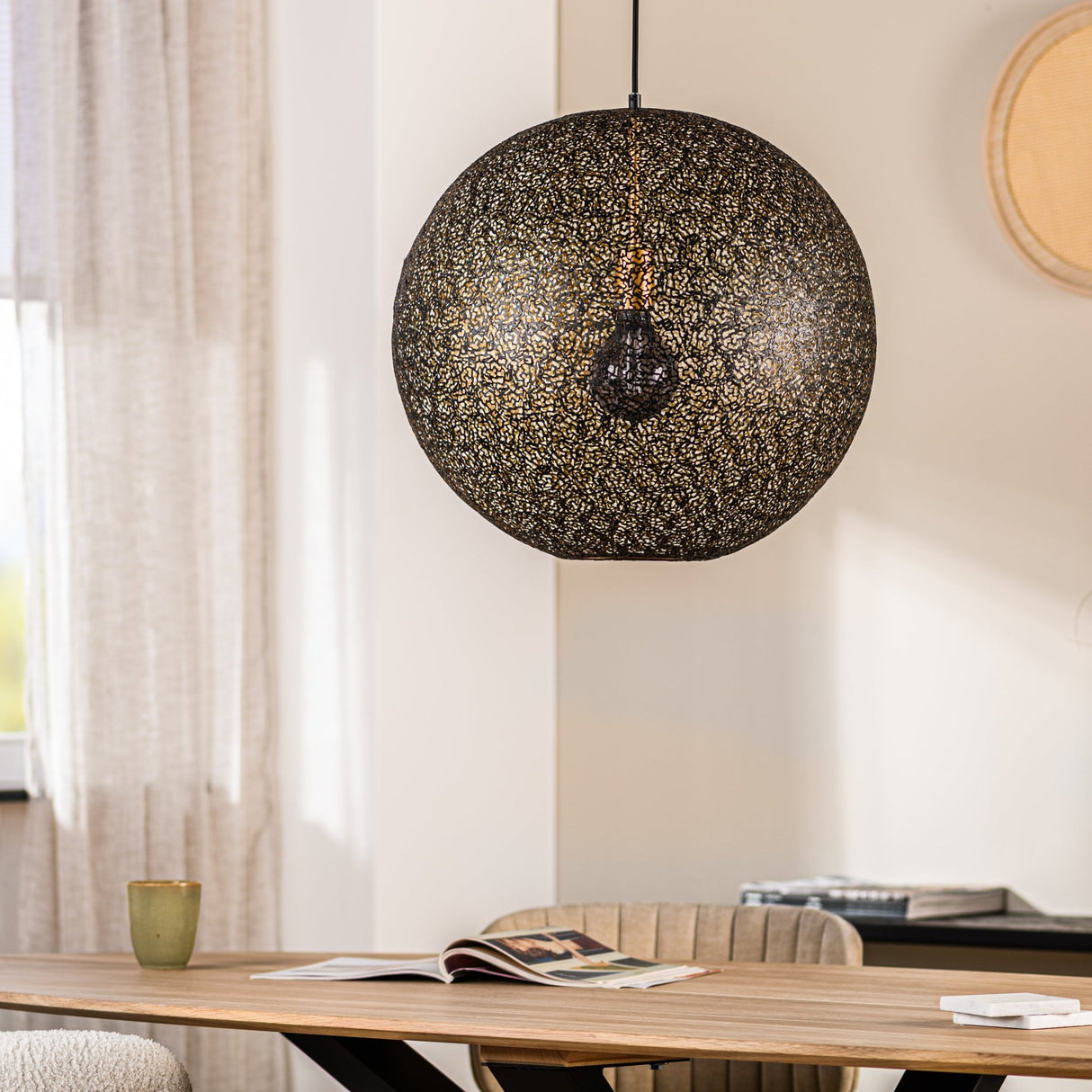 Sifra Pendant Lamp Metal Black