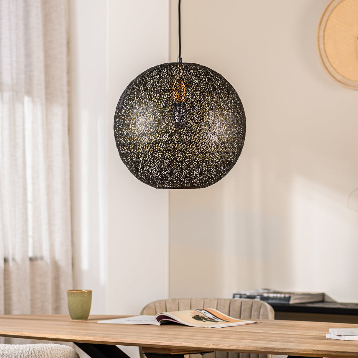 Sifra Pendant Lamp Metal Black