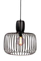 Hanging lamp Ursul Metal Black