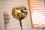 Floor lamp Nala 1-light glass gold