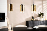 Celia Pendant Lamp Glass Gold