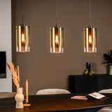 Celia Pendant Lamp Glass Gold