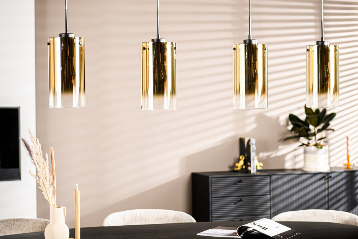 Celia Pendant Lamp Glass Gold