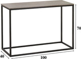 Dressing table Fien Gray Marble look 100x40 cm