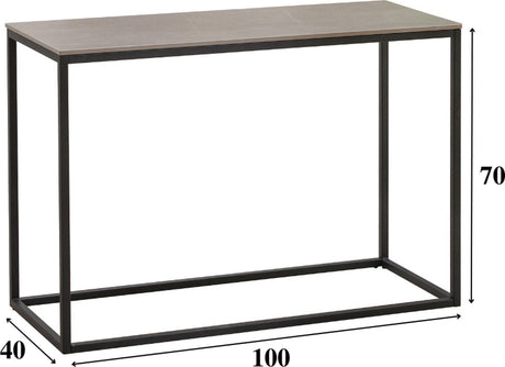 Dressing table Fien Gray Marble look 100x40 cm