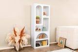 Bookcase Venus white melamine 60x150x32 cm