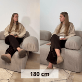 Modular Bank 3-seater with Hocker Doblo Beige