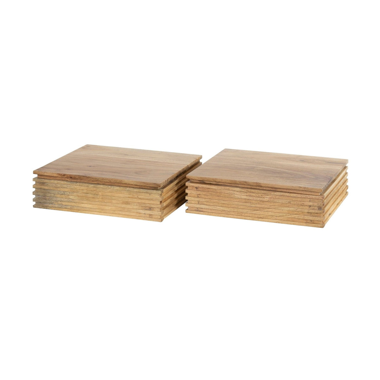Avela XS Nightstand 1 drawer solid acacia set of 2 