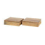 Avela XS Nightstand 1 drawer solid acacia set of 2 