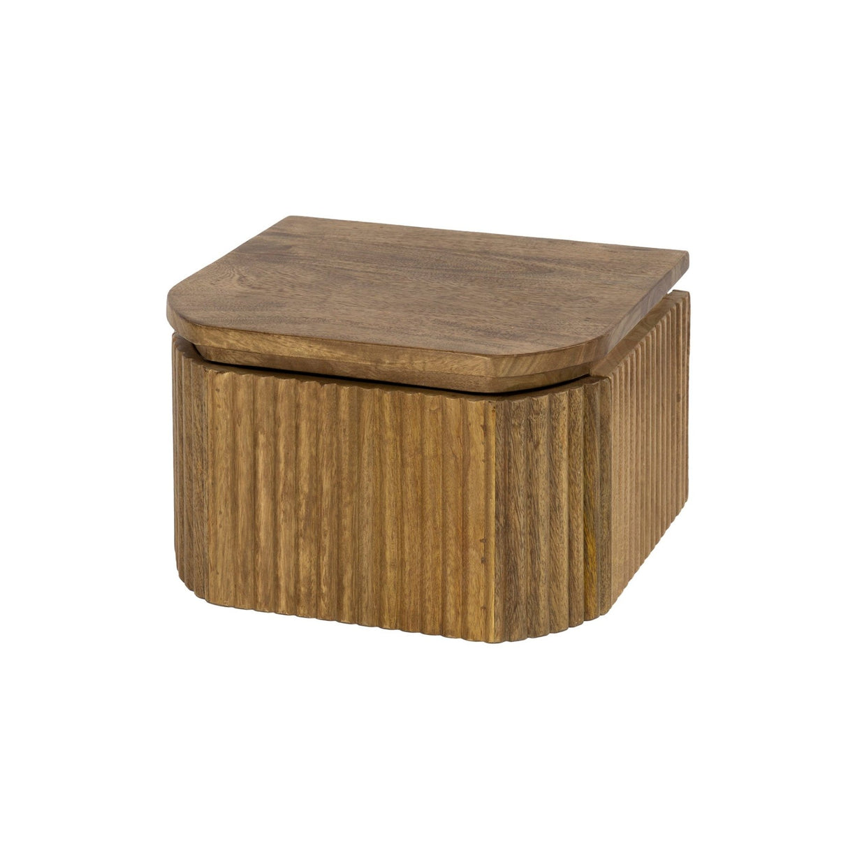 Floating Nightstand Mango wood Sand – 1 Drawer 