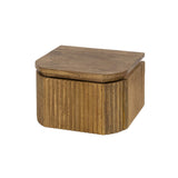 Floating Nightstand Mango wood Sand – 1 Drawer 
