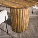 Dining table Maria Mango wood Brown 215x90 cm