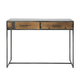 Industrial Dressing Table Charlie Wood Metal 2 drawers