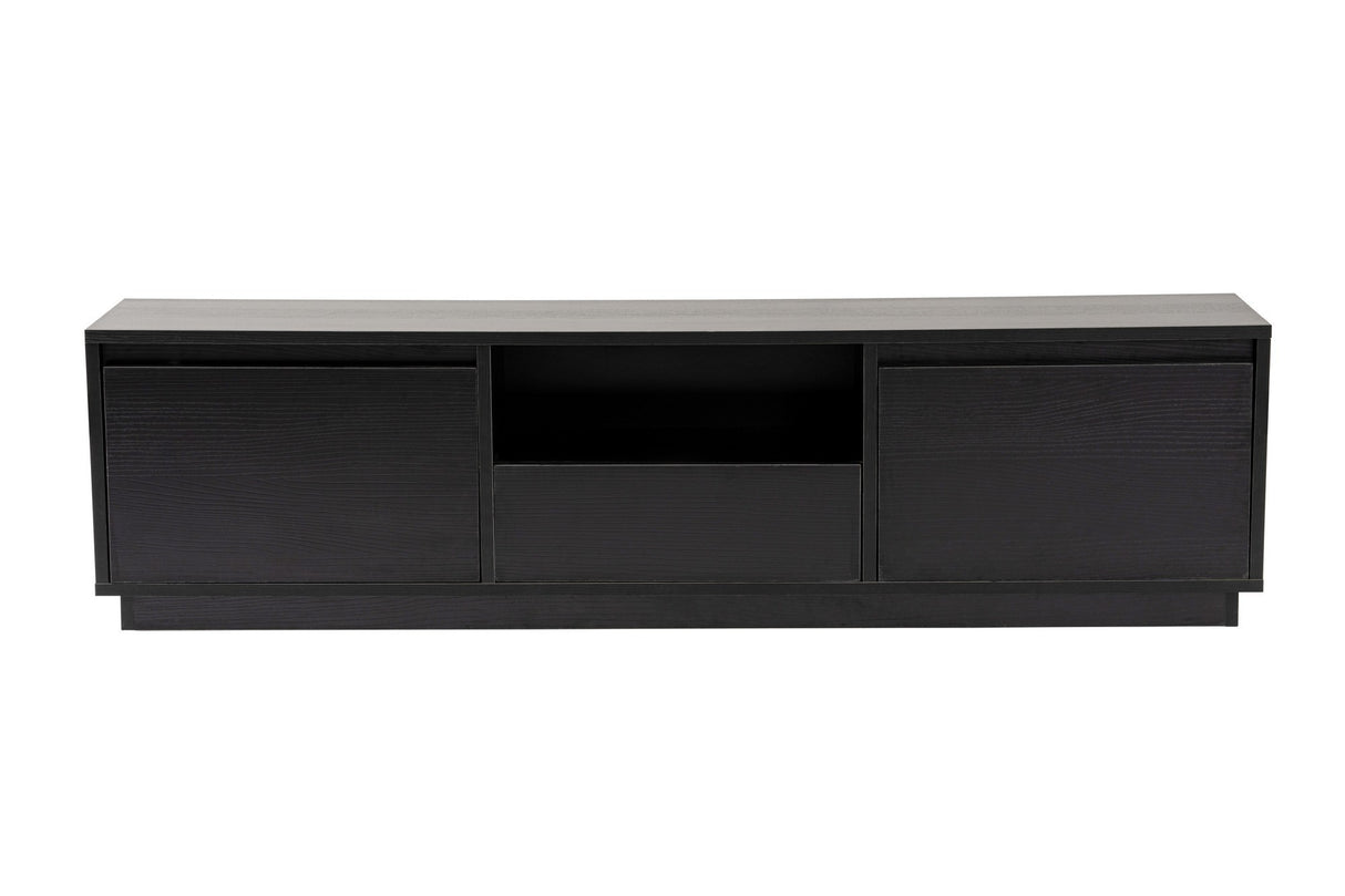 TV Cabinet Black Melamine Flare 42x160x29.5 cm 