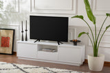 TV furniture VANGUARD Naturel White Melamine 160x42x29.5 cm