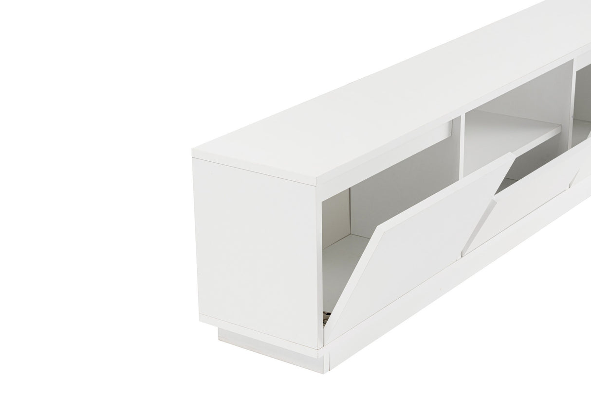 TV furniture VANGUARD Naturel White Melamine 160x42x29.5 cm