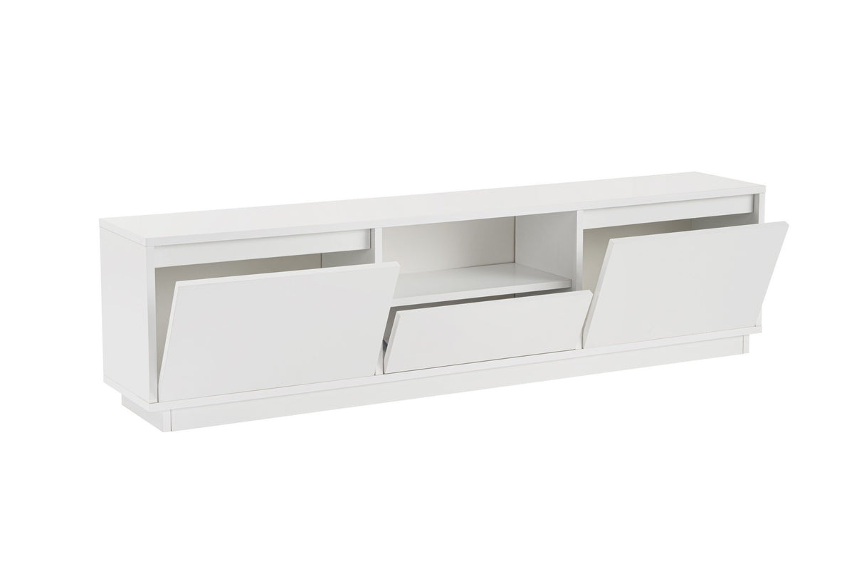 TV furniture VANGUARD Naturel White Melamine 160x42x29.5 cm