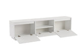 TV furniture VANGUARD Naturel White Melamine 160x42x29.5 cm