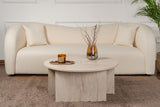 Coffee Table Set of 2 Travertine Maira - Melamine 