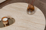 Coffee Table Set of 2 Travertine Maira - Melamine 