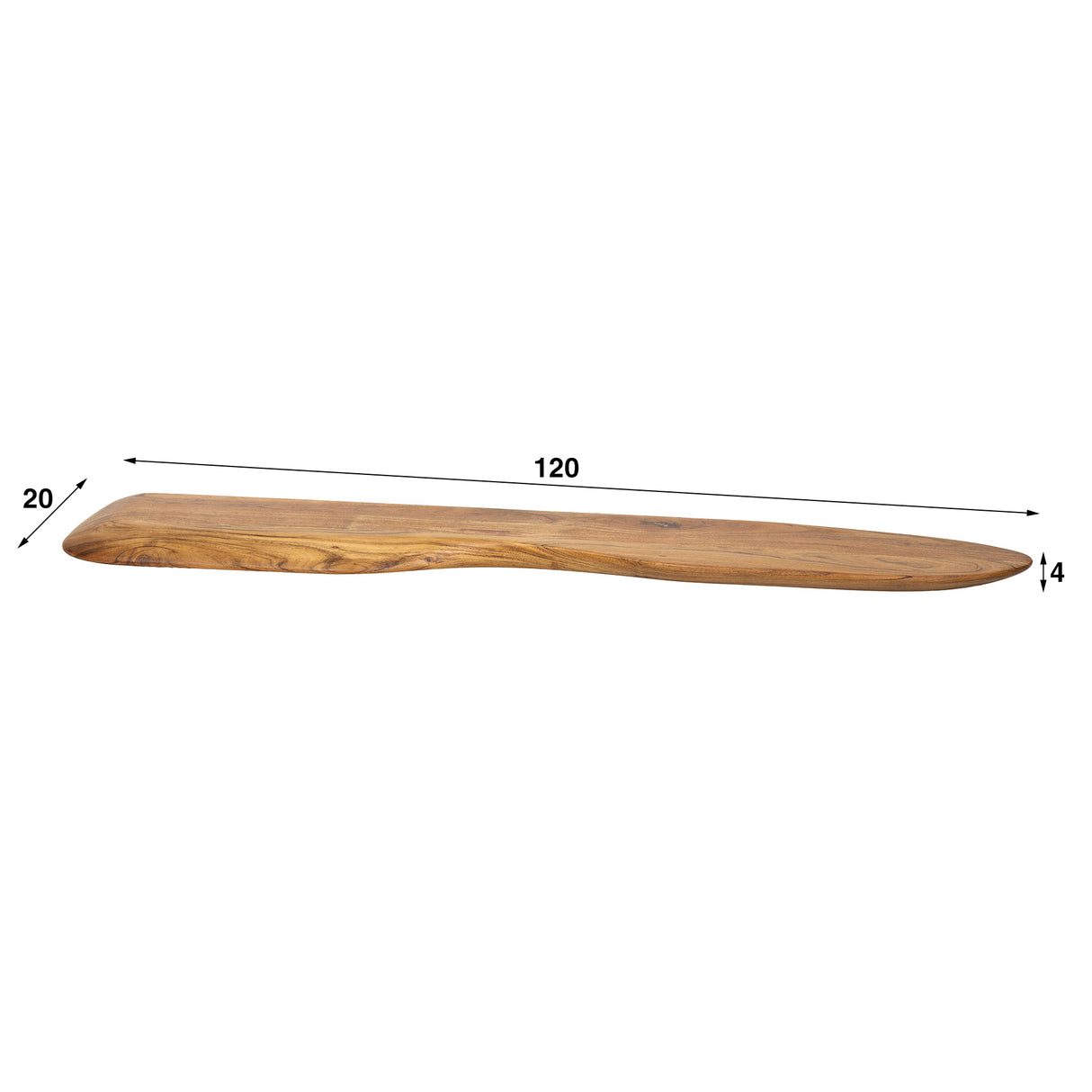 Nordic Wandplank 120 Acaciahout Massief