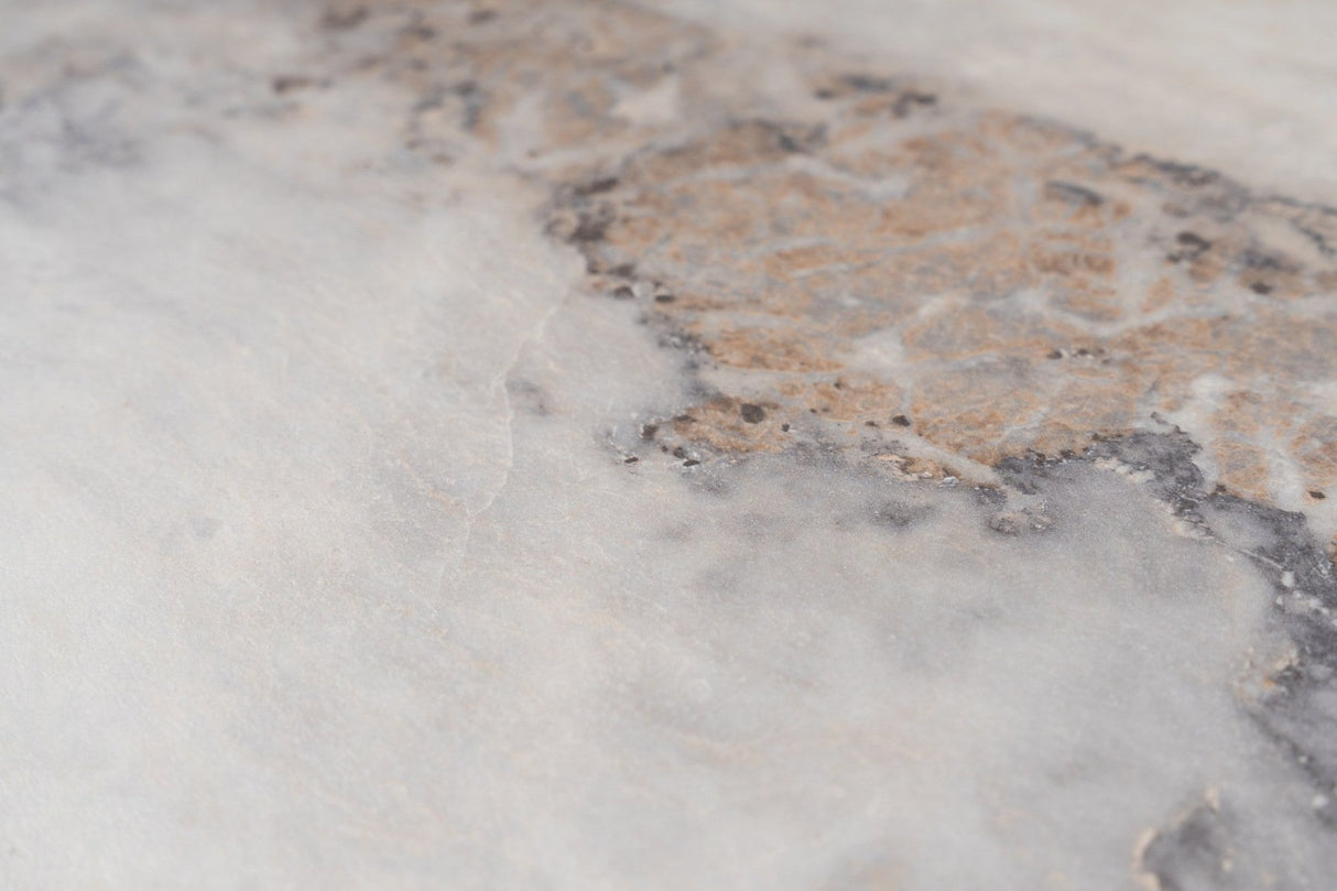 Modern Coffee Table Square 90x90 cm Marble Look Prasmi 