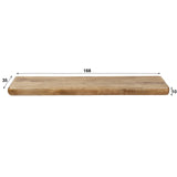 Wall shelf Kacie 170 cm mango wood sand color