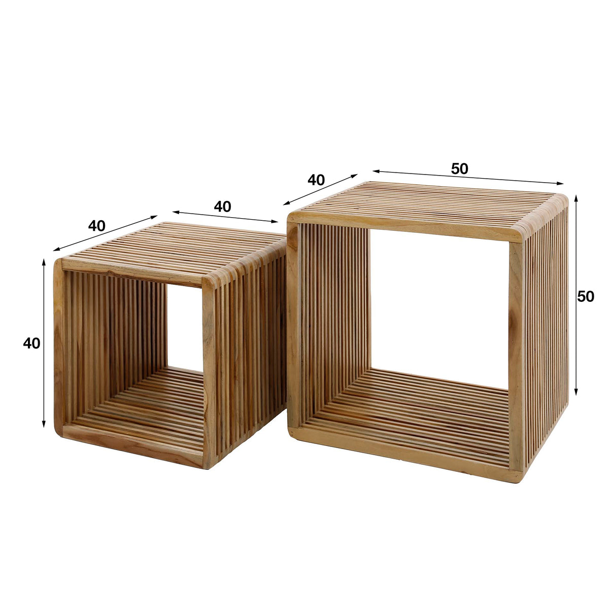 Coffee table set of 2 Raoul Teakhout