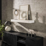 Wall shelf Sylas Stone White 100 cm