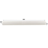 Wall shelf Sylas Stone White 200 cm