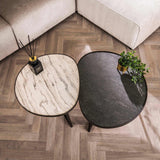 Coffee table set of 2 Logan slate