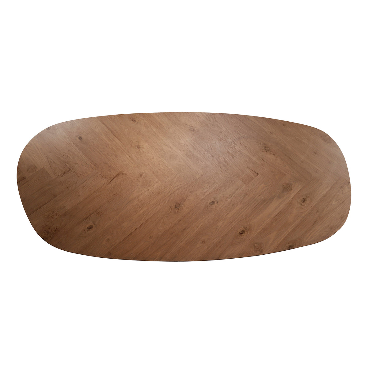 Organic dining table annemé herringbone wood 180 x 95 cm