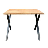 Industrial bar table Kevin 140 cm Kruispoot