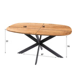 Tavon Dining Table 150x90 Solid Acacia 