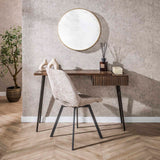 Dressing Table Elin - Solid Acacia Drift Brown 120 cm 
