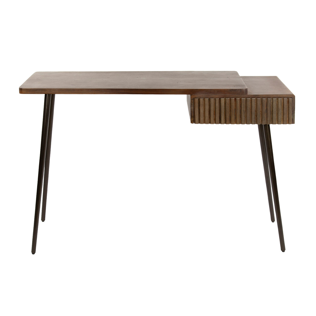Dressing Table Elin - Solid Acacia Drift Brown 120 cm 