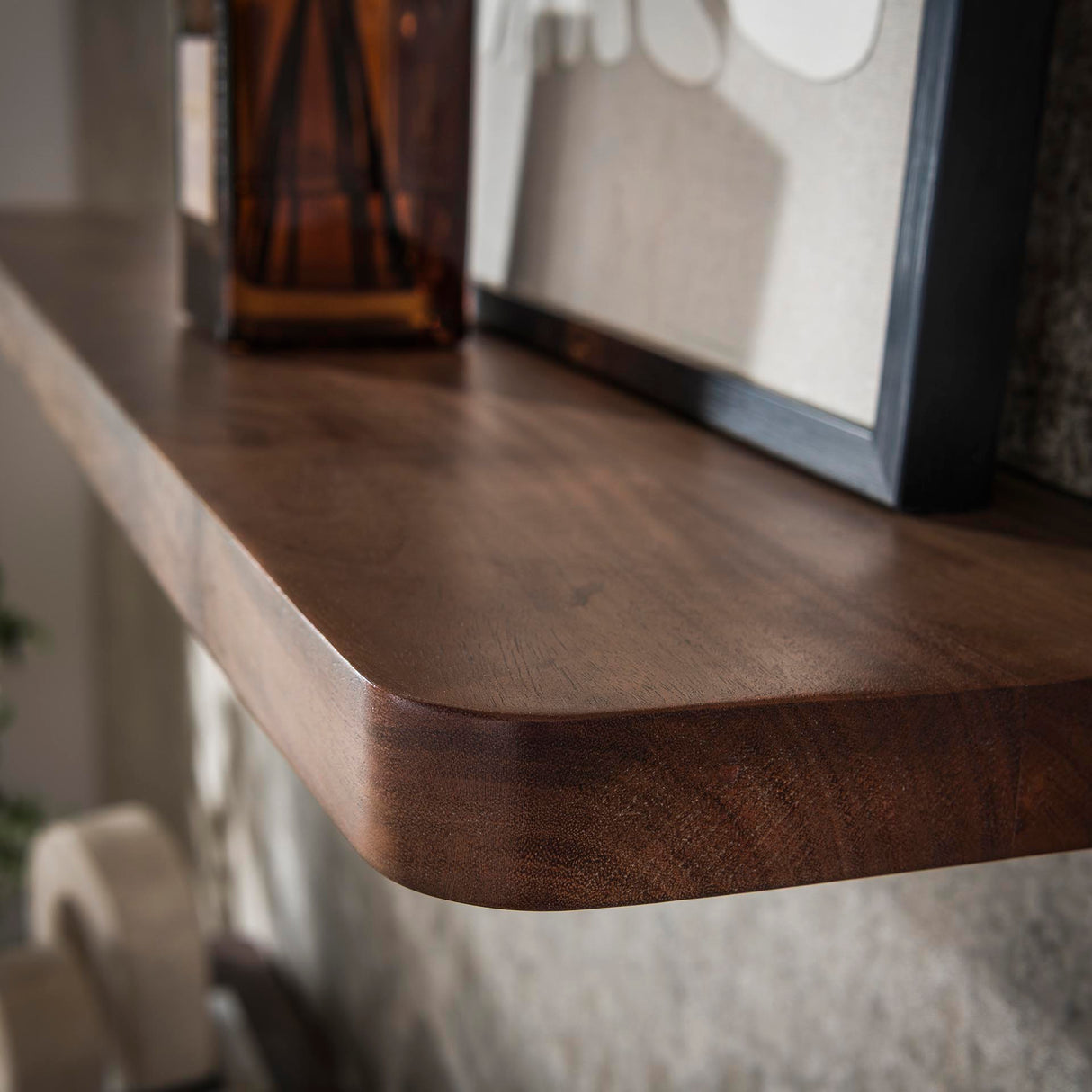 Shelf Noa 90 cm - Acacia Wood Drift Brown 