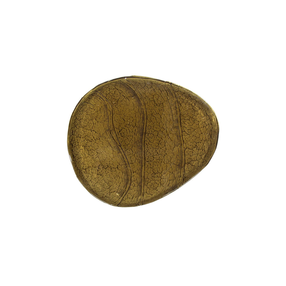 Side table Nola in Antique Gold - 60 cm high 