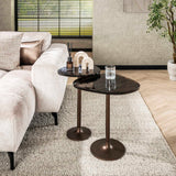 Side Table Copper Glow M – Antique Copper, 50x42x55 cm 