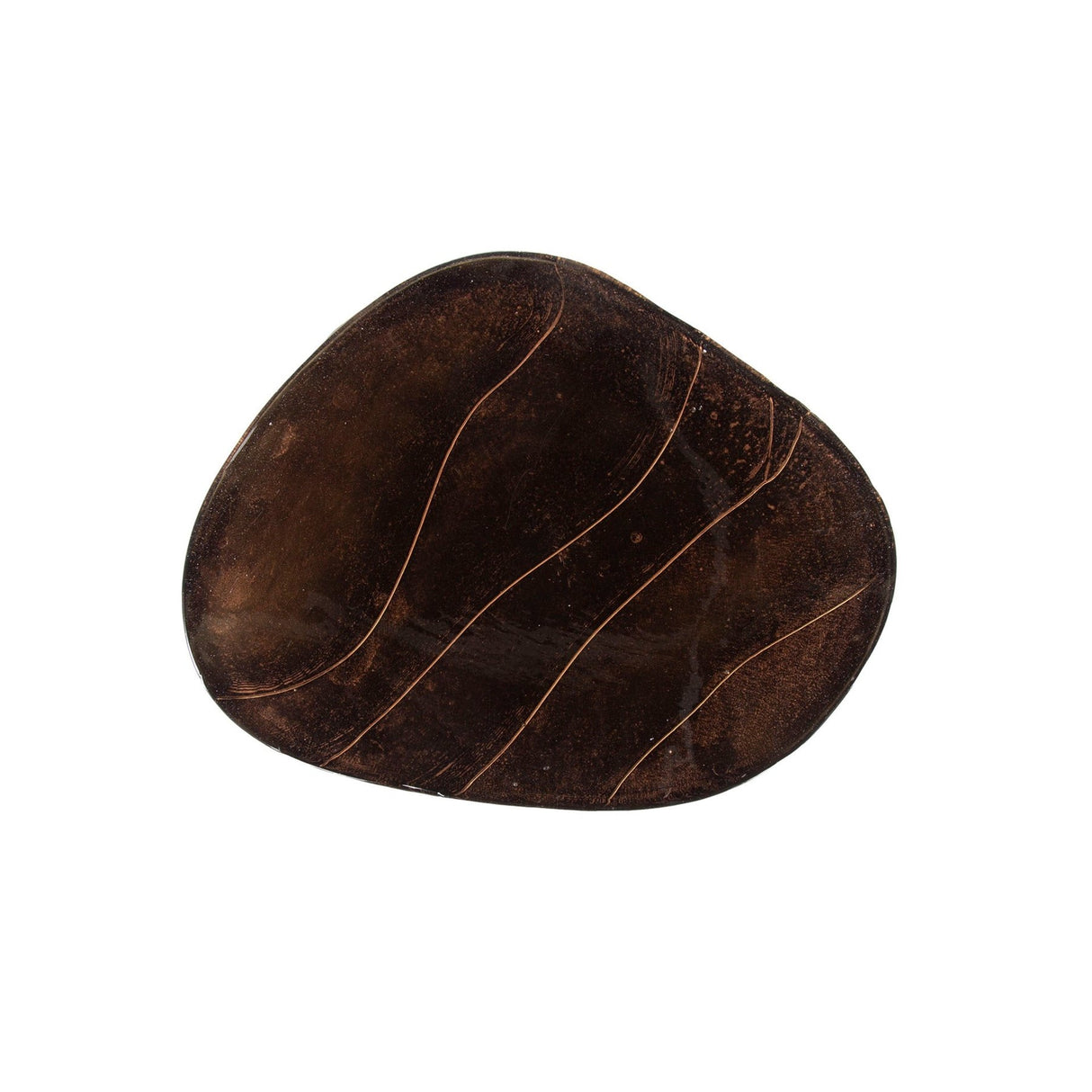 Side Table Copper Glow M – Antique Copper, 50x42x55 cm 