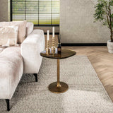 Side table Aurum S - Antique Gold Metal (53x42x50 cm) 