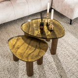 Coffee Table Nova S - Antique Gold 51x37 cm 