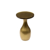 Side Table Drop S - Antique Gold - 30x30x45 cm 