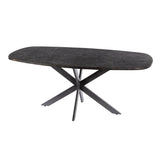 Dining Table Jax Danish Oval 180 cm - Grey Metallic 